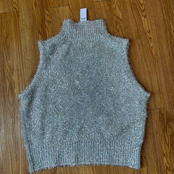 Jcrew Textured metallic sweater shell - Picture 11 of 11